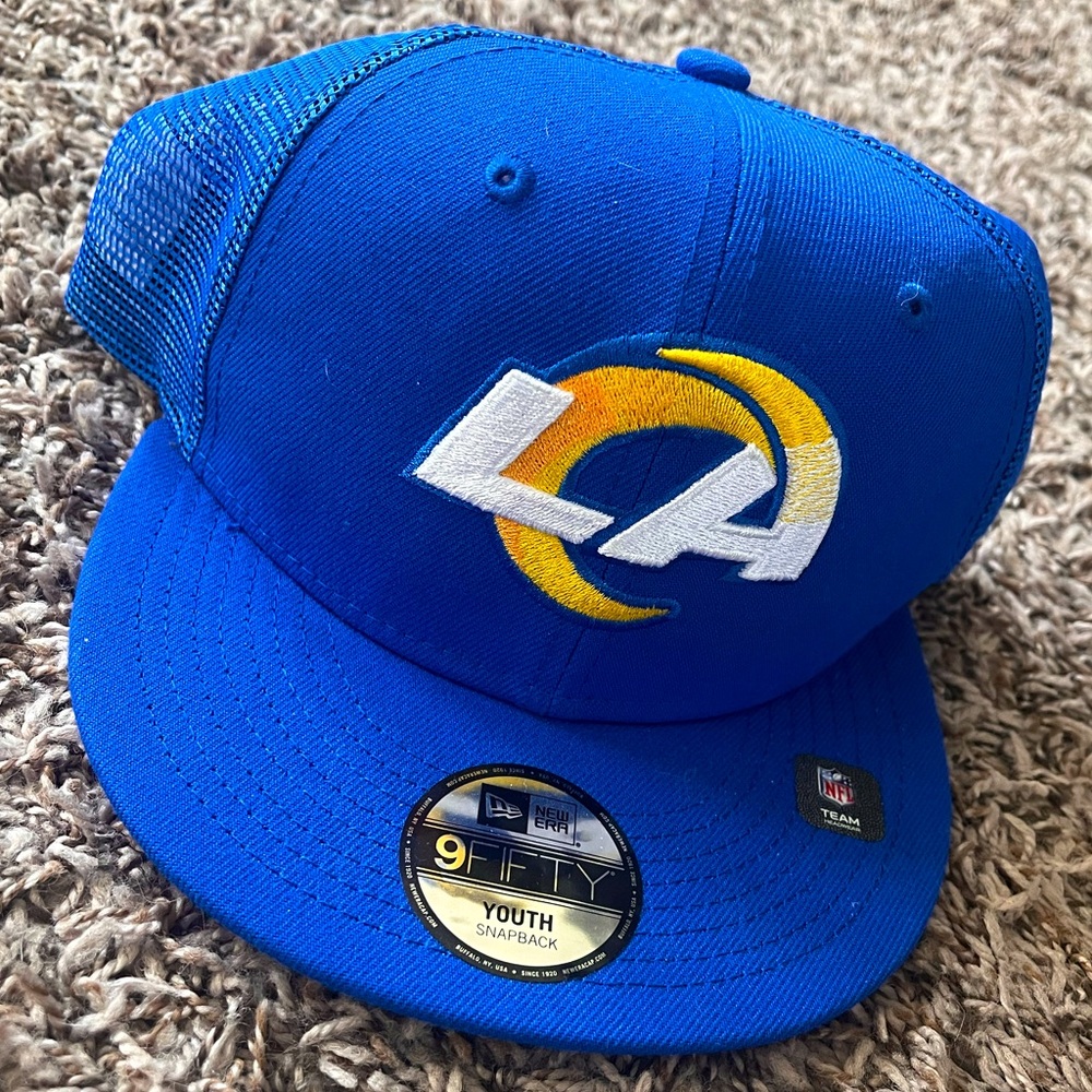 New Era Youth LA Rams flat bill hat